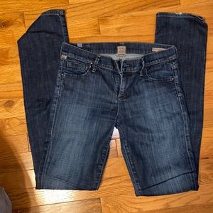 Citizens of Humanity Low Rise, Straight Leg Jeans Size 26